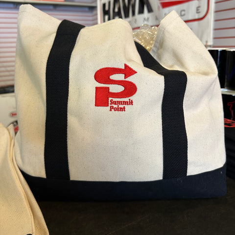 Summit Point Logo Canvas Tote