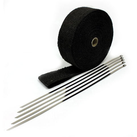 Exhaust Wrap with SS Ties