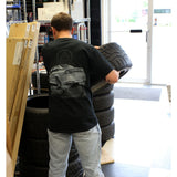 Shirt on the back of hard(ly)-working Mach V staffer
